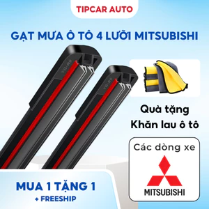 Gạt Mưa Ô Tô 4 Lưỡi Mitsubishi Xpander Triton Attrage Outlander Pajero Chính Hãng Dễ Lắp Tại Nhà