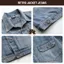 Retro Jeans Jacket - Áo Jean Nam Form Rộng Màu Retro Blue