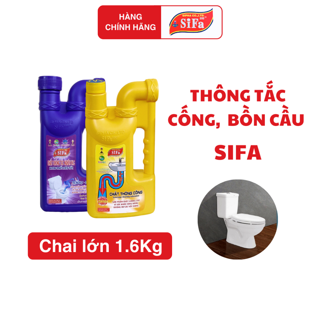 ☀️Chấthông Tắc Bồn Cầu/Cống - Hình Ảnh Thực Tế
