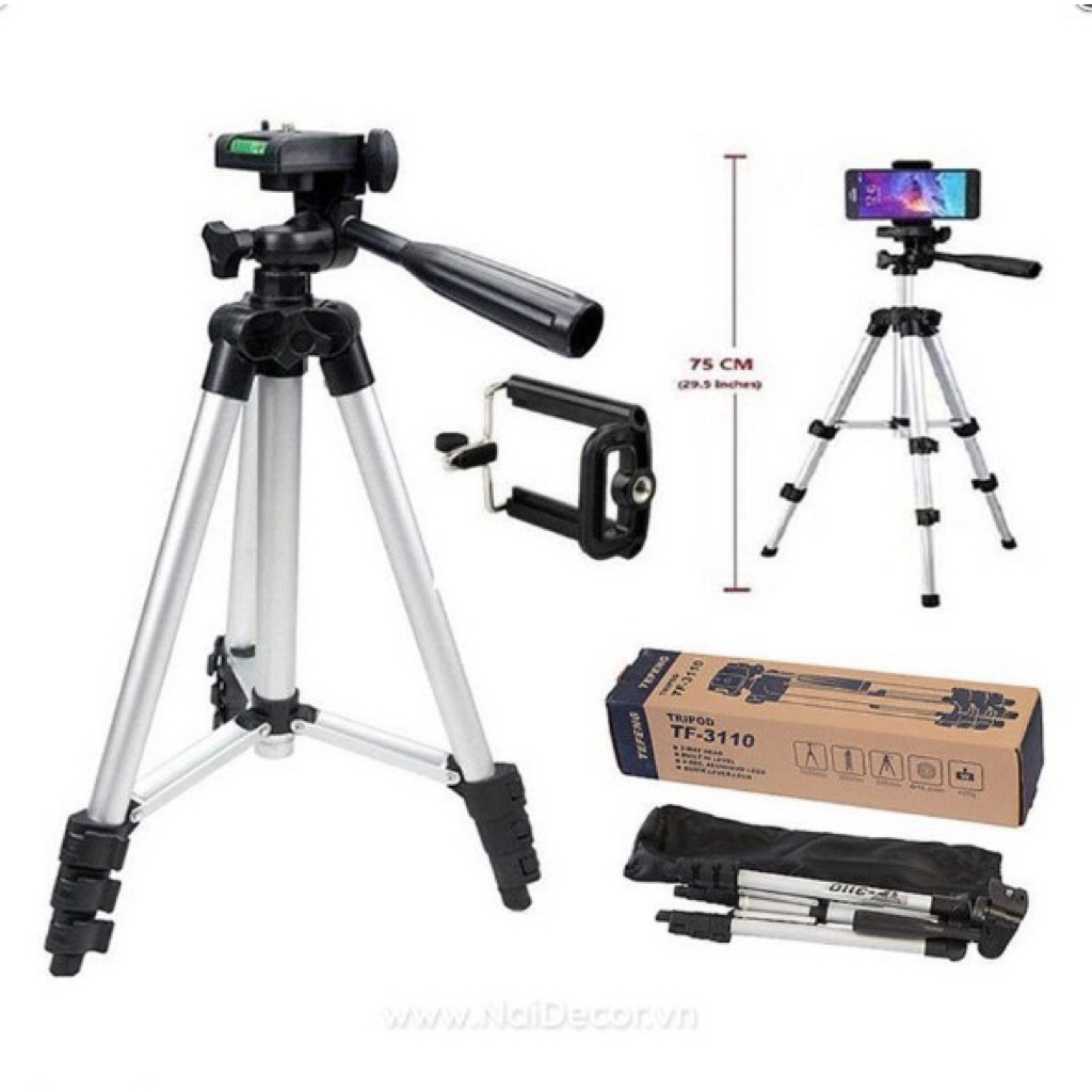 Giá đỡ điện thoại 3 chân Tripod WF 3110, tặng kèm túi