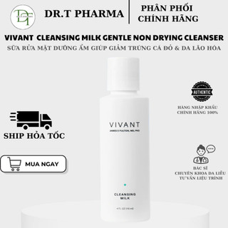 [HÀNG CÔNG TY] Sữa rửa mặt dưỡng ẩm, mềm mịn da Vivant Cleansing Milk (115ml)