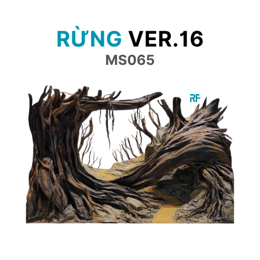 Layout Rừng ver.16 Tiểu Cảnh bể thuỷ sinh kích thước 30x20x20cm (Ms065 ...