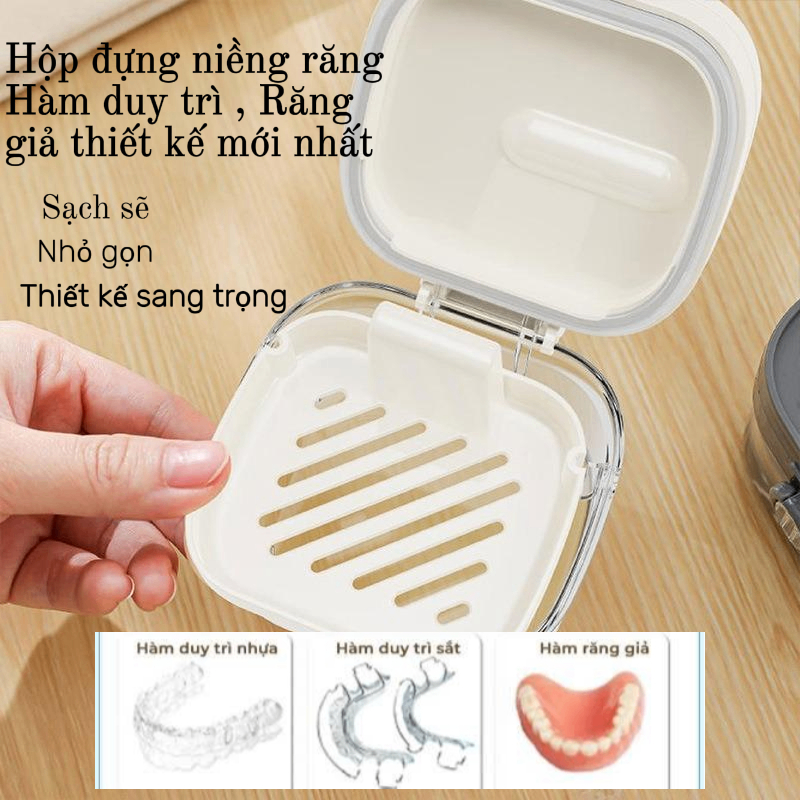 [HÀNG CHẤT LƯỢNG CAO ] HỘP ĐỰNG NIÊNG RĂNG ,HÀM DUY TRÌ , INVISALIGN ...