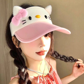 Mũ lưỡi chai nửa đầu cho nữ Hello Kitty đáng yêu