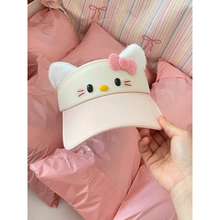 Mũ lưỡi chai nửa đầu cho nữ Hello Kitty đáng yêu
