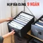 Hộp đựng quần áo 11 ngăn CÓ NẮP Hộp vải đựng đồ đa năng Túi xếp quần áo chia ngăn