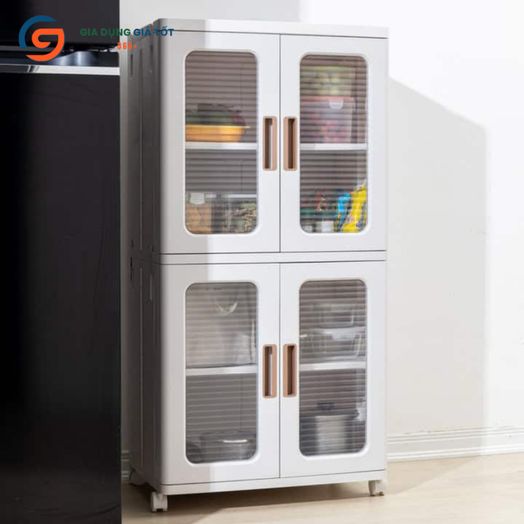 Tủ nhựa gấp gọn 1, 2, 3 tầng đa năng - tủ đựng quần áo, túi xách, chăn mền, đồ dùng gia đình