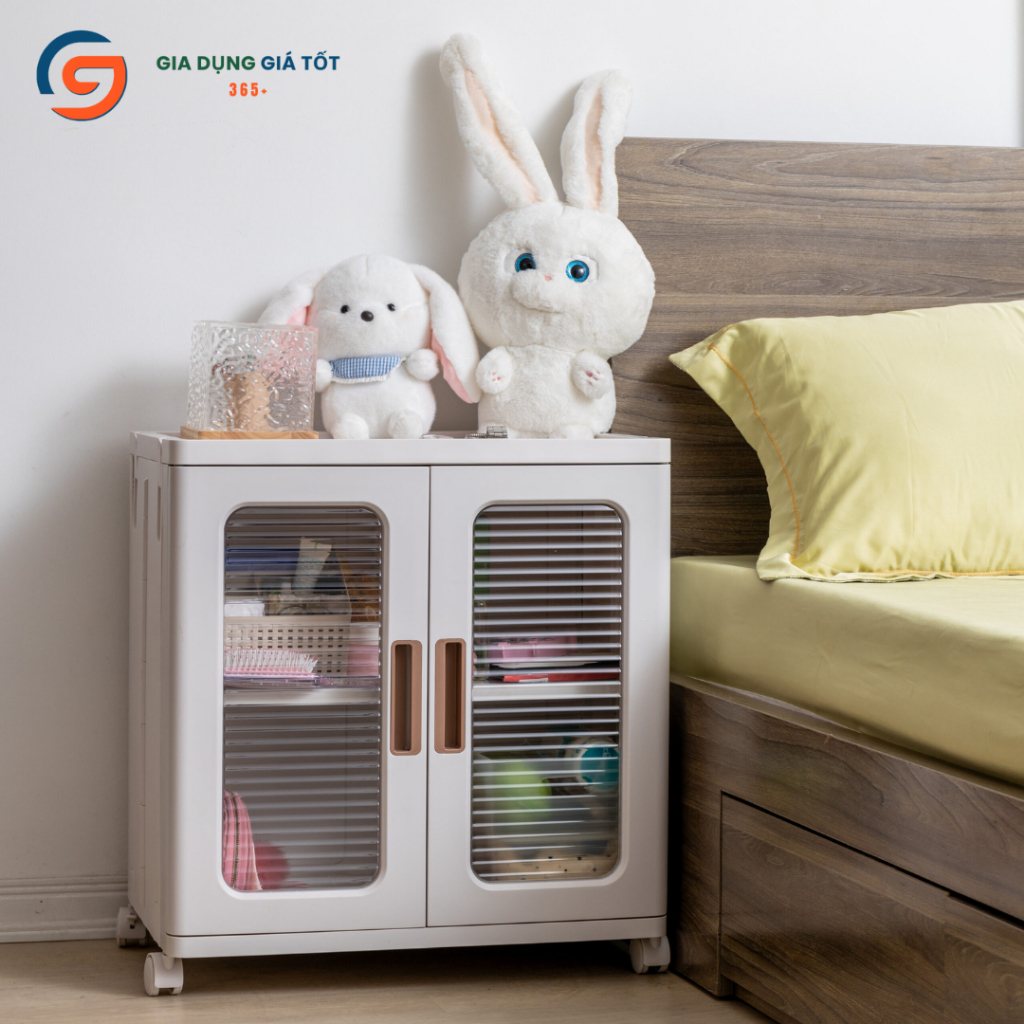 Tủ nhựa gấp gọn 1, 2, 3 tầng đa năng - tủ đựng quần áo, túi xách, chăn mền, đồ dùng gia đình
