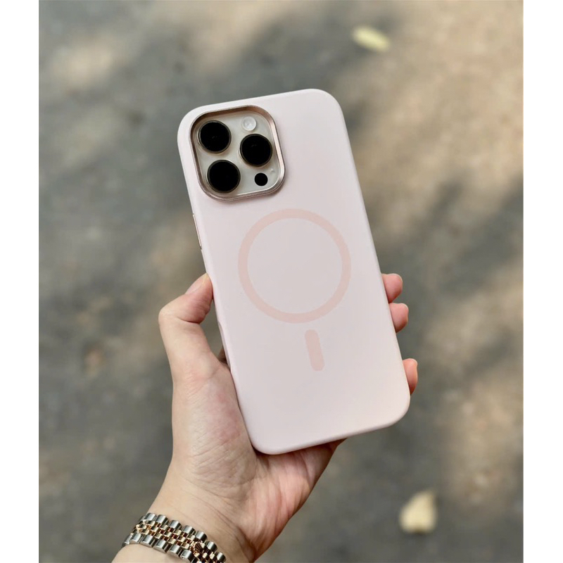 Ốp Mutural chống bẩn sạc không dây cho IPhone 17Promax 16Pro 16Promax 15-Lưng lót nỉ hàng chính hãng