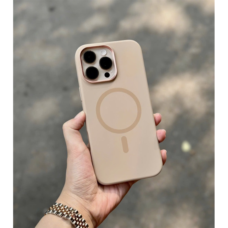 Ốp Mutural chống bẩn sạc không dây cho IPhone 17Promax 16Pro 16Promax 15-Lưng lót nỉ hàng chính hãng