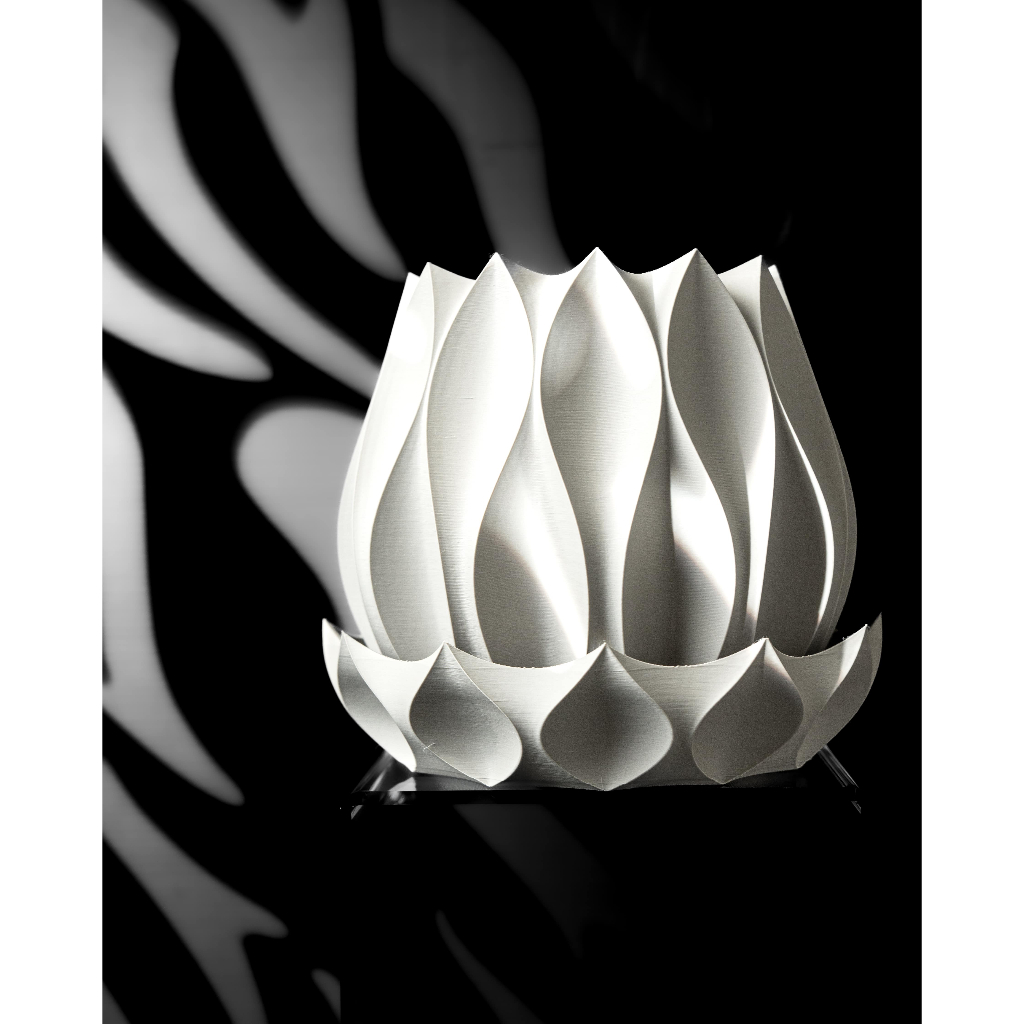 Chậu cây trang trí, tặng kèm nametag (quà tặng) - Mẫu Abyssal2 - ArtPrint3D