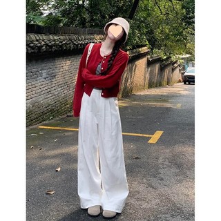 Áo nữ cardigan nhẹ dáng ngắn cổ tròn tay dài 3 màu đen đỏ xanh phối đơn giản VANISA CT439