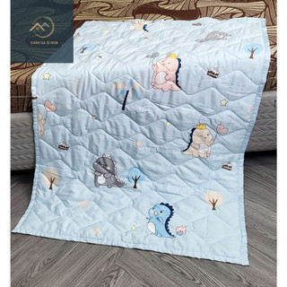 🌀MỀM MÁT🌀 Mền Lyocell Cho Bé Đi Học 80x120cm Thoáng Mát, Kháng Khuẩn, Bông Chần Cao Cấp _ Chăn Ga Sỉ