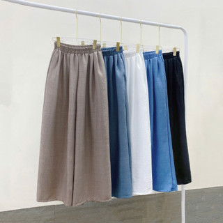 Set Đồ Nữ Bigsize Áo Lệch Vai Kèm Quần Đũi Ống Rộng Thanh Lịch Form Basic (A284+Q564)