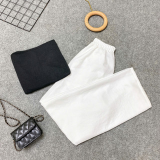 Set Đồ Nữ Bigsize Áo Lệch Vai Kèm Quần Đũi Ống Rộng Thanh Lịch Form Basic (A284+Q564)