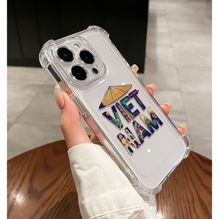 Ốp Lưng iPhone Việt Nam TPU Silicon Mềm 4 Góc Chống Sốc, Bảo Vệ Camera - iP 6/6s/7/8/Plus/X/XS/11/12/13/14/15/16/Pro/Max