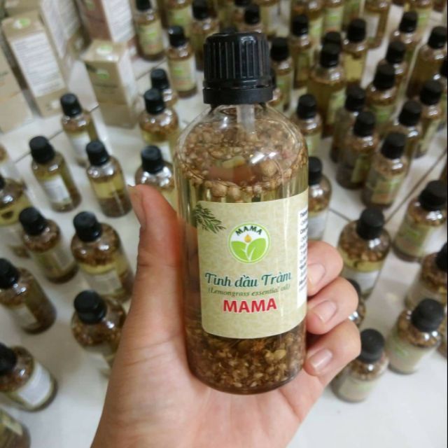 Tinh Dầu Tràm Ngâm Hoa Nén MAMA Giữ ấm Phòng Cảm Cho Bé + quà tặng