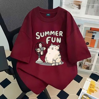 áo phông thun nữ 3158 tay lỡ chất liệu cotton khô form rộng dấu quần KONOVA in hình SUMMER FUN