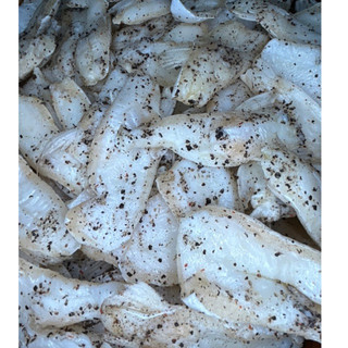 ỨC MỠ KHÔ DỨA VỊ TIU TỎI 500G(Tặng kèm mắm me)