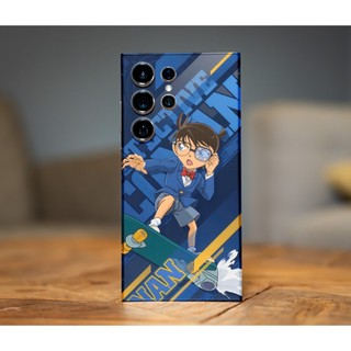 Miếng dán skin mặt lưng Conan full viền cho điện thoại S25 Ultra S24 Ultra S23 S22 Ultra Fold 3 4 5 Flip3 Fold 4