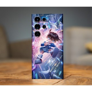 Miếng dán skin mặt lưng Conan full viền cho điện thoại S25 Ultra S24 Ultra S23 S22 Ultra Fold 3 4 5 Flip3 Fold 4