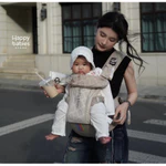 Địu khí hình chữ Y cho trẻ em giảm áp lực, thoáng khí dùng 4 mùa chính hãng Bebebus / Y Free+ Baby Hip Seat Carrier — ảnh 3