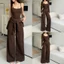 Set Tanktop 2 Dây thun Poly có Chiết eo FFCLUB