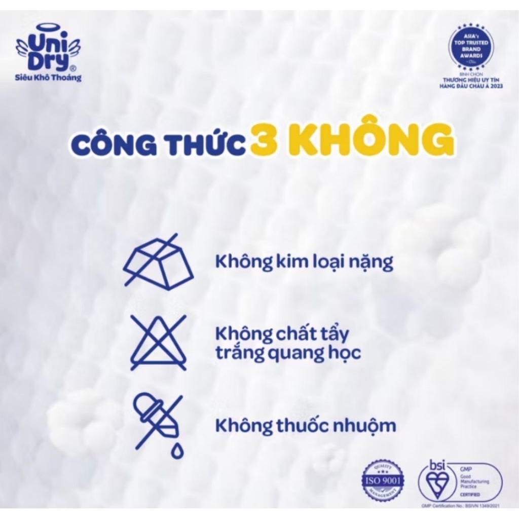 Tã dán Uni Dry XL62 cho bé từ 12 đến 17kg
