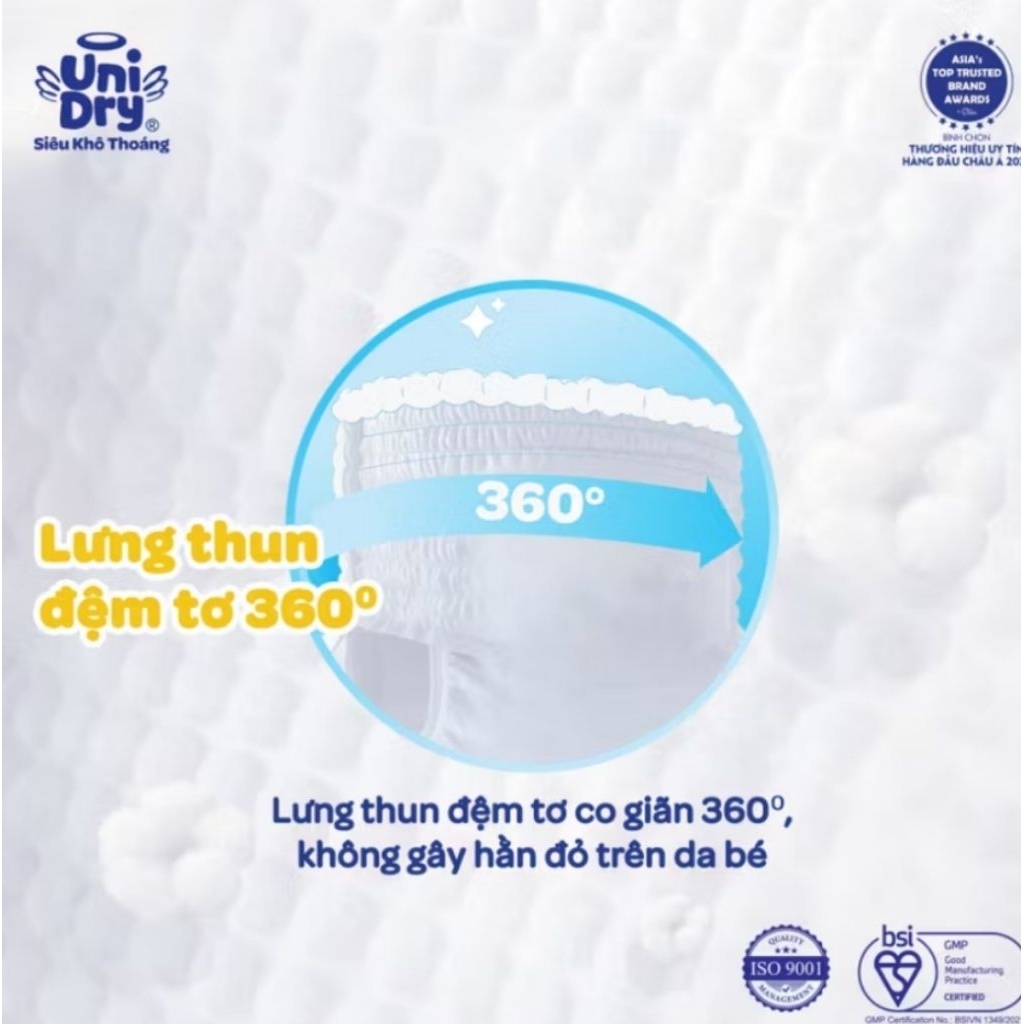 Tã dán Uni Dry XL62 cho bé từ 12 đến 17kg