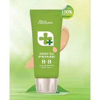KEM NỀN TRÀ XANH MIRA AROMA , ĐA NĂNG CHỐNG NẮNG 45PA C295