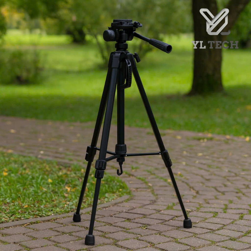 Tripod Weifeng WT-3520 – Chân máy nhôm sơn tĩnh điện, 3 chiều, nhẹ, tải 3 kg, cao 1.4 m