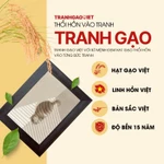 Tranh Gạo Màu Bé Mèo Dưới Ánh Nắng | Tranh Treo Tường - Tranh Thủ Công - Tranh Gạo Động Vật - Kích thước 33x43cm — ảnh 3