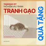 Tranh Gạo Màu Bé Mèo Dưới Ánh Nắng | Tranh Treo Tường - Tranh Thủ Công - Tranh Gạo Động Vật - Kích thước 33x43cm — ảnh 7