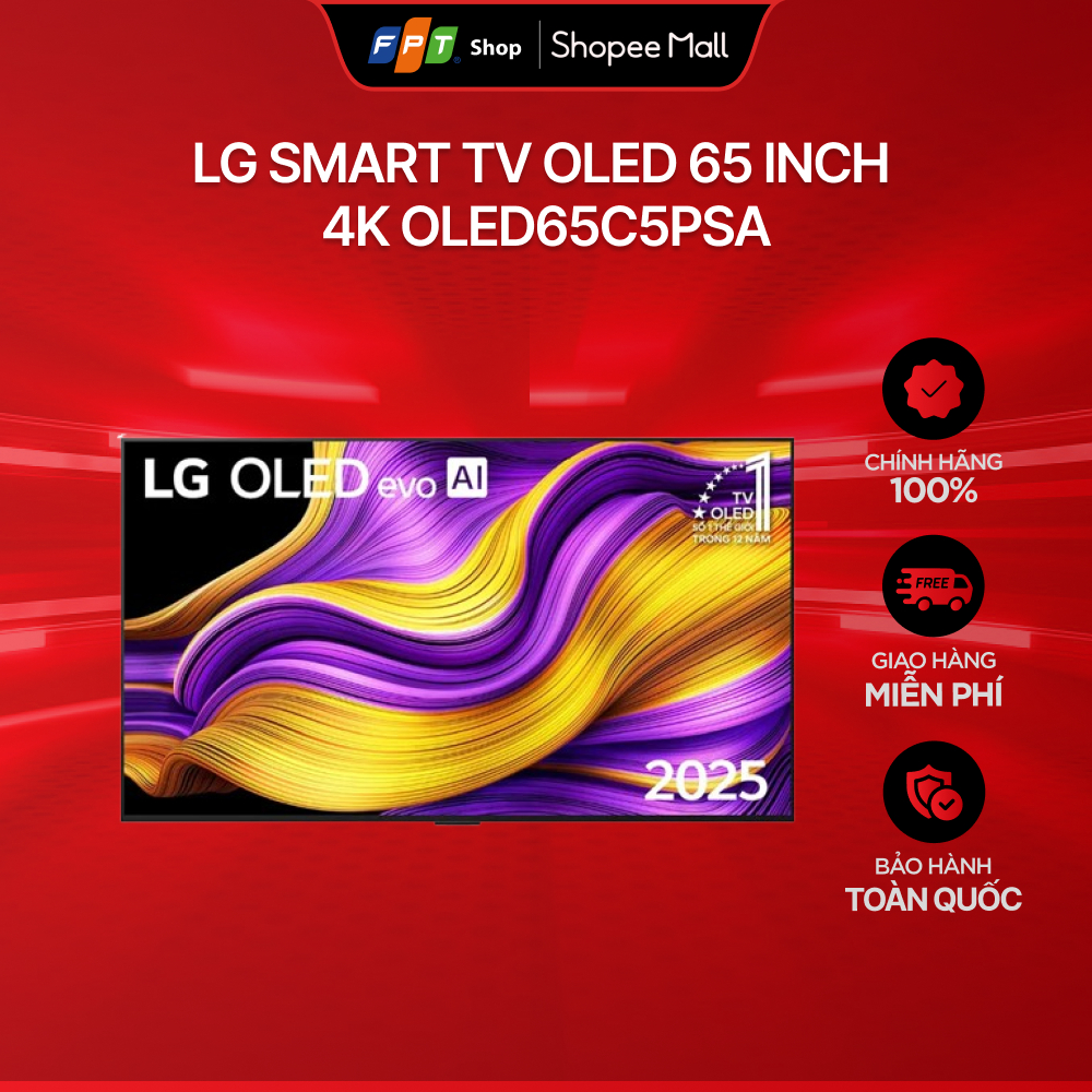 [Tặng thêm 1 năm bảo hành] LG Smart TV OLED 4K OLED65C5PSA 65 inch/ 55 ...