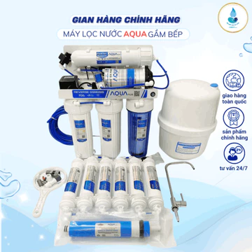 Máy lọc nước RO không vỏ tủ AQUA PLUS 4 8 9 10 cấp lọc, lắp gầm bếp chính hãng AQUA PLUS