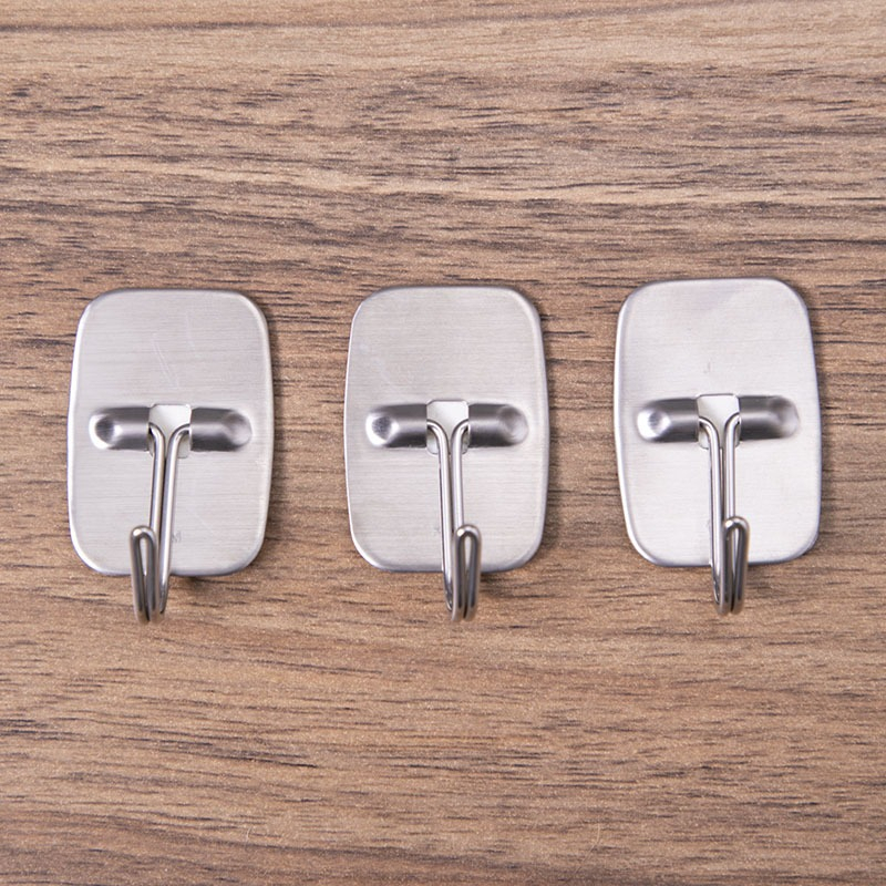 MÓC DÁN SIÊU DÍNH INOX TREO ĐỒ NHẬT BẢN – NHỎ GỌN, TIỆN LỢI  7037