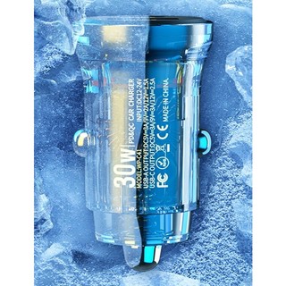Cốc sạc ô tô / xe hơi Wekome WP-C41 hỗ trợ USB-A QC3.0 18W và TypeC PD 30W (Đen) - Nhất Tín Computer