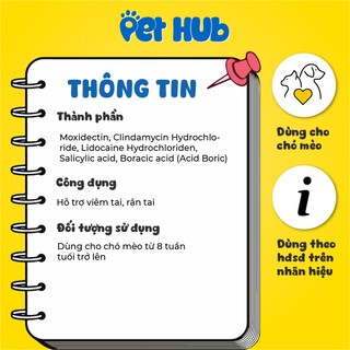 [Chính hãng Kỳ Nam] Chai Xịt Alkin OTOKLEN Hỗ Trợ Nấm Viêm Tai Chó Mèo Lọ 20ml