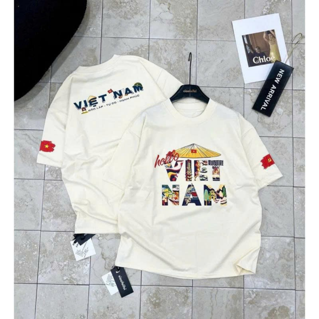 Áo Phông Trend Hình Việt Nam Chất Cottong Cao Cấp Hàng Loại 1 | Shopee