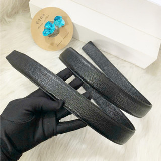 Dây lưng nam da bò 3,2cm dùng cho khoá bấm lỗ tặng đinh đục lỗ