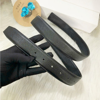 Dây lưng nam da bò 3,2cm dùng cho khoá bấm lỗ tặng đinh đục lỗ