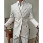 Suit Jacket Nam Cao Cấp Harold Mykonos Mist 2 Hàng Khuy Sang Trọng, Chống Nhăn, Độ Bền Cao — ảnh 6