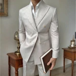 Suit Jacket Nam Cao Cấp Harold Mykonos Mist 2 Hàng Khuy Sang Trọng, Chống Nhăn, Độ Bền Cao — ảnh 7