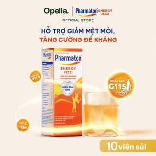 Bộ 1 Siro Pharmaton Kiddi 100ml giúp xương chắc khỏe + 1 Thực phẩm bảo vệ sức khỏe Pharmaton Energy Fizzi