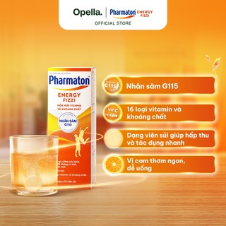 Bộ 1 Siro Pharmaton Kiddi 100ml giúp xương chắc khỏe + 1 Thực phẩm bảo vệ sức khỏe Pharmaton Energy Fizzi