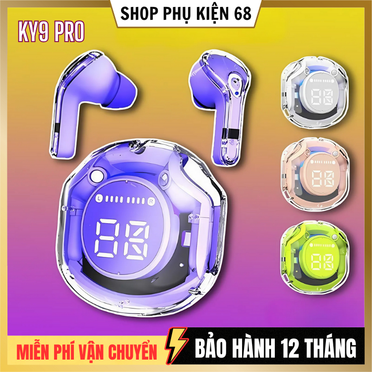 Tai Nghe Bluetooth KY9 / KY8 / M10 Pro Ultrapoods kết nối bluetooth V5 ...