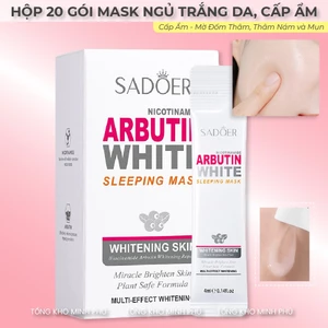 Mặt Nạ Ngủ Trắng Da Niacinamide Arbutin Giảm Thâm Nám Thâm Mụn Dưỡng Ẩm Trẻ Hóa Mask Đắp Mặt