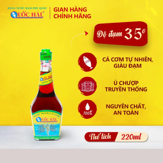 Nước mắm truyền thống Quốc Hải Phú Quốc Thượng Hạng chai 220ml