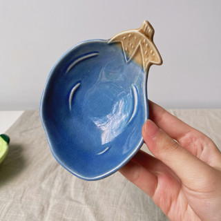 Bộ Đĩa Chấm Nhỏ Hoạ Tiết Rau Củ - Gốm Nhật 2hand