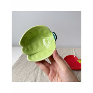 Bộ Đĩa Chấm Nhỏ Hoạ Tiết Rau Củ - Gốm Nhật 2hand